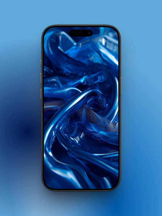 Blue Liquid Wallpaper HD