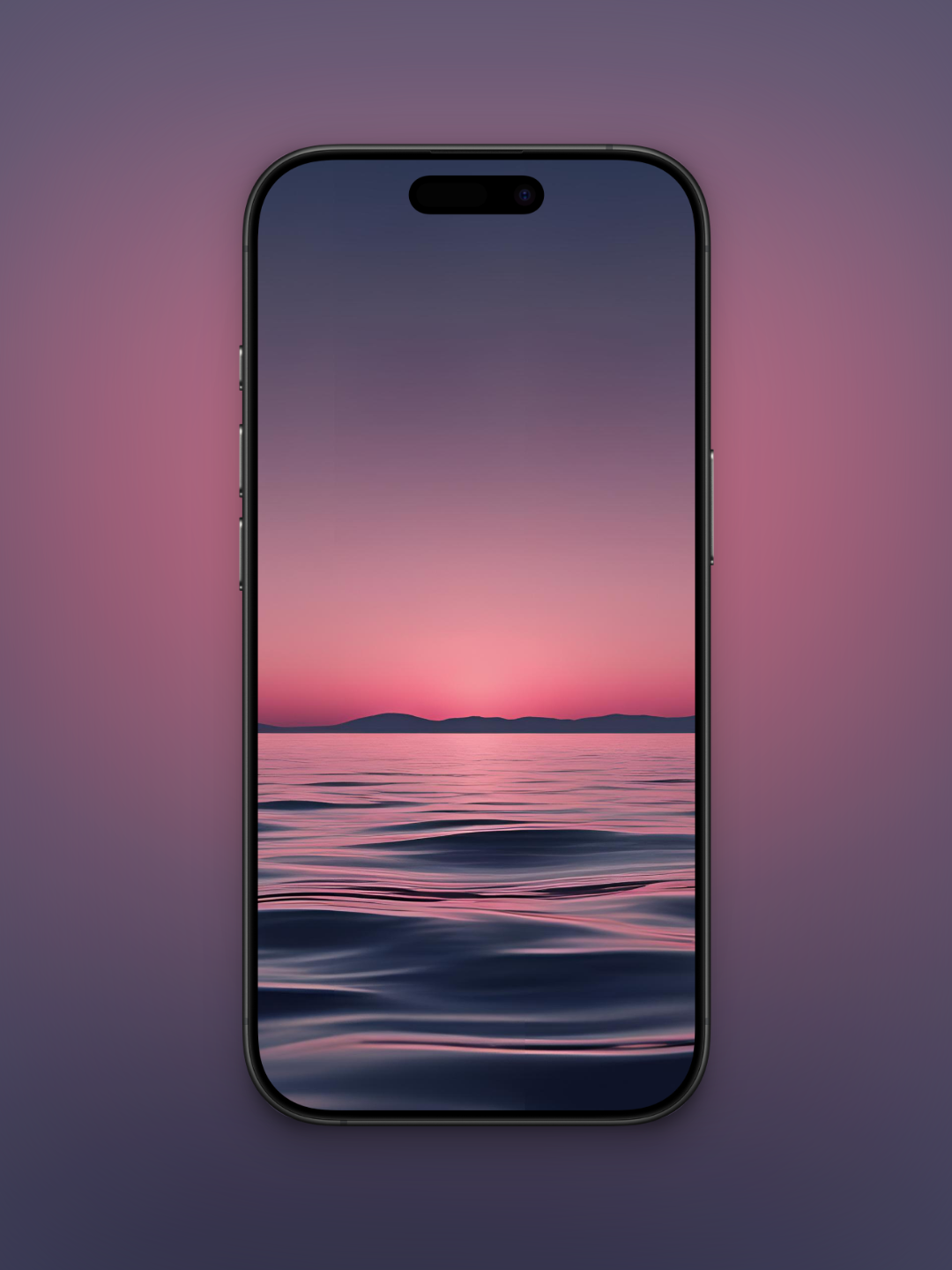 Degrado de atardecer rosa y azul marino | 10 Wallpapers Pack