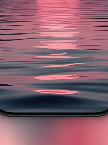 Atardecer en tonos oscuros y rosados | Wallpaper