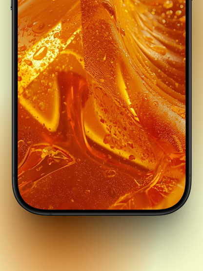 Honey Soft Wallpaper Liquid Glass