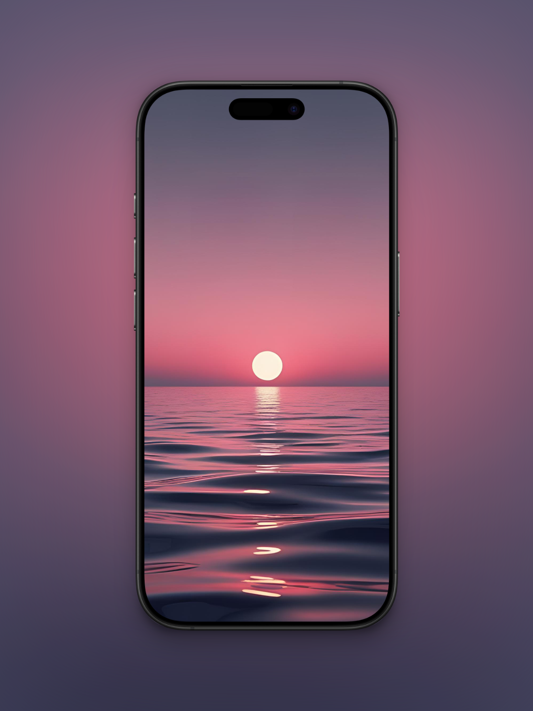 Degrado de atardecer rosa y azul marino | 10 Wallpapers Pack
