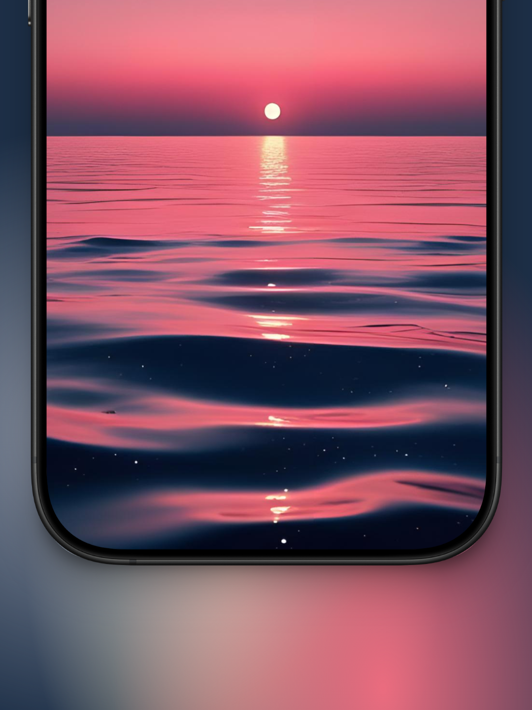 Degrado de un atardecer minimalista | Wallpaper