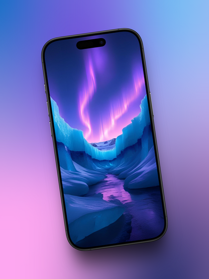 Glaciar Futurista | Wallpaper