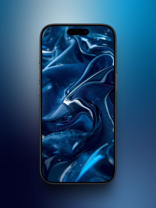Liquid Glass Blue