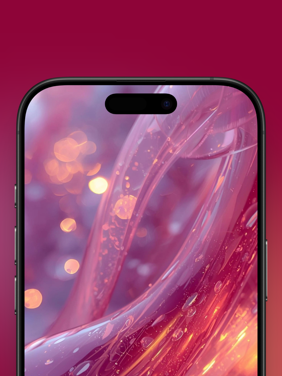 Pink Red Liquid Glass