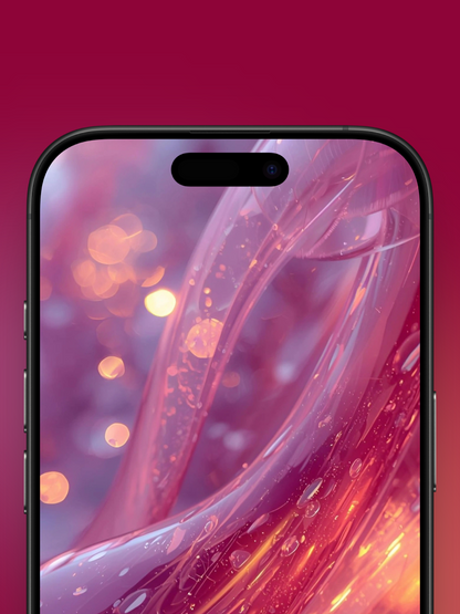 Pink Red Liquid Glass