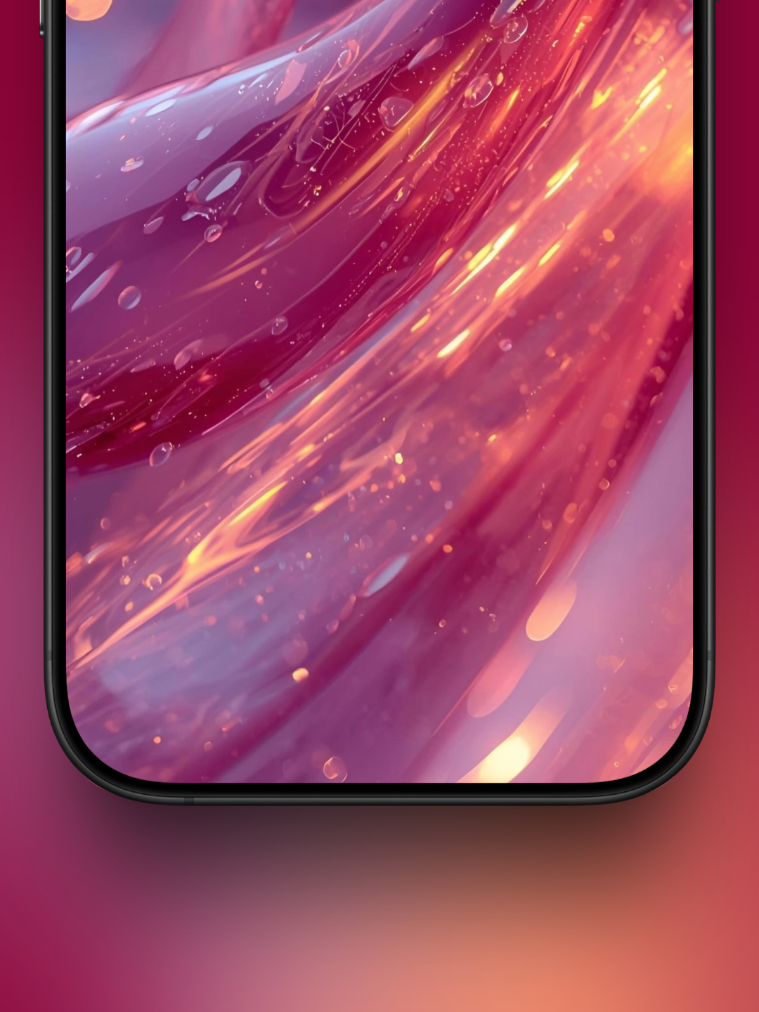 Pink Red Liquid Glass